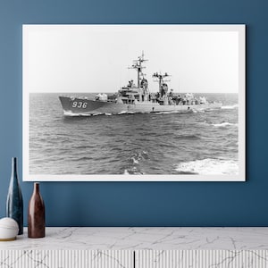 USS Decatur (DD-936) Forrest Sherman Class Destroyer | Photo Print | Military | US Navy | Wall Art | Decor | Photograph | Warship | Naval