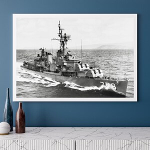 USS Strong (DD-758) Allen M. Sumner Class Destroyer | Photo Print | Military | US Navy | Wall Art | Decor | Photograph | Warship | Naval