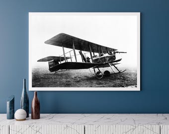 RAF Vickers FB5 Gunbus 1915 | Photo Print | Military | Aircraft | Royal Air Force | Wall Art | Decor | Aviation | Poster | Photography