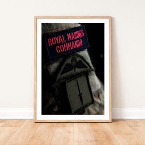 Royal Marines Commando Badges or Patches Photo Print: Military Photography Wall Art