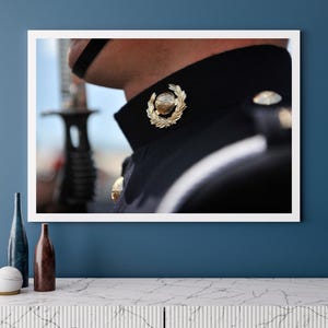 Royal Marine Commando Uniform Photo Print: Military Wall Art
