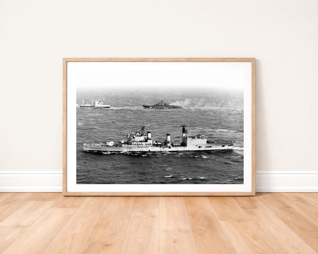 HMS Blake Tiger Class Light Cruiser Photo Print: Royal Navy Warship ...