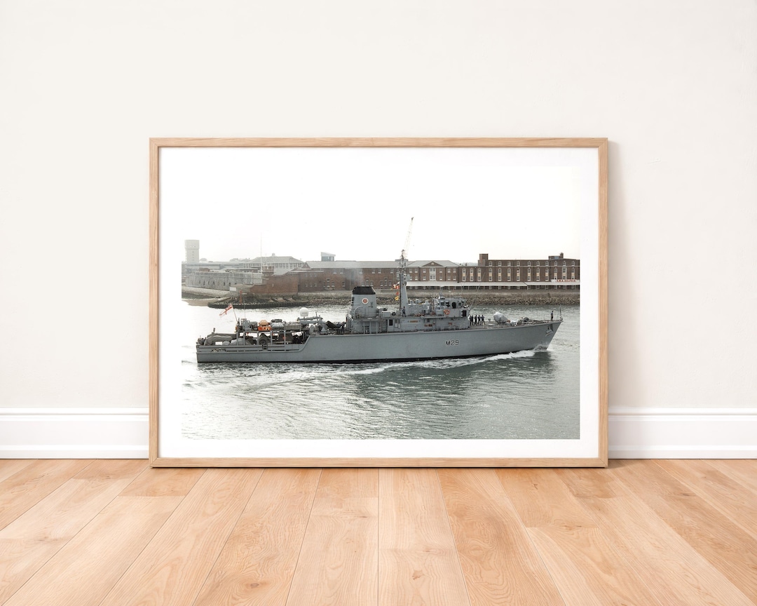 HMS Brecon Hunt Class Mine Countermeasures Vessel Photo Print: Royal ...