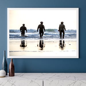 Royal Marines Beach Landing Photo Print: 47 Commando Training Wall Art