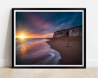 Joss Bay Broadstairs Thanet Kent at sunset | Limited edition print | photography | fine art | wall art | exclusive print | posters | Photos