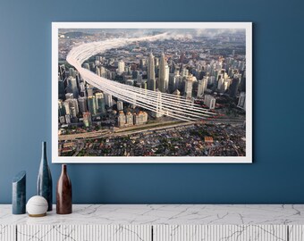 RAF Red Arrows over Kuala Lumpur | Photo Print | Military | Aircraft | Royal Air Force | Wall Art | Decor | Aviation | Photography | Jets