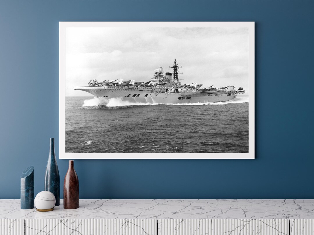 HMS Victorious (R38) Illustrious-class Aircraft Carrier | Photo Print ...