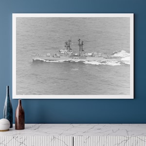 USS Parsons (DDG-33) Forrest Sherman Class Destroyer | Photo Print | Military | US Navy | Wall Art | Decor | Photograph | Warship | Naval