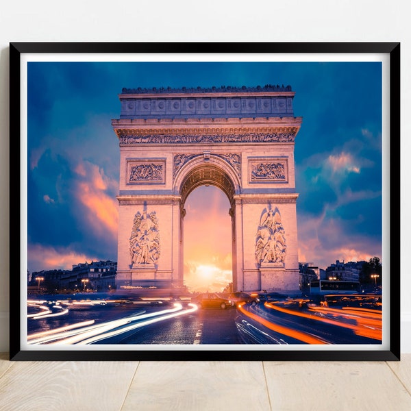 Arc de Triomphe Champs-Élysées Paris France | Limited edition print | photography | art | wall art | exclusive print | posters | Photo | FRA