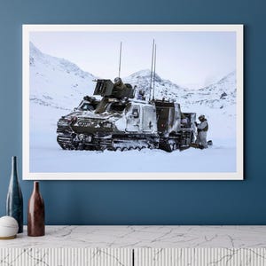 Royal Marines Viking Vehicle Photo Print - Military Wall Art