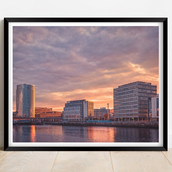 Titanic Quarter Belfast waterfront at sunset | Limited edition print | photography | fine art | wall art | exclusive print | posters | Photo