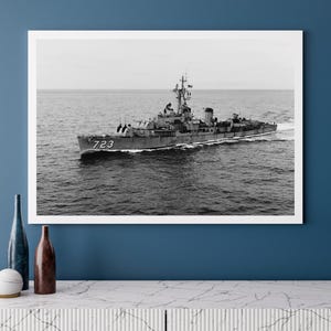 USS Walke (DD-723) Allen M. Sumner Class Destroyer | Photo Print | Military | US Navy | Wall Art | Decor | Photograph | Warship | Naval