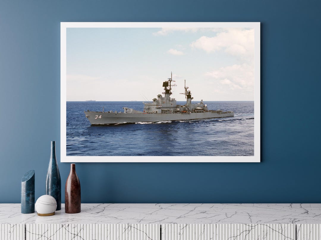 USS Biddle (CG-34) Belknap Class Cruiser | Photo Print | Military | US ...