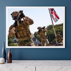 Royal Marines Commandos Photo Print: Military Wall Art