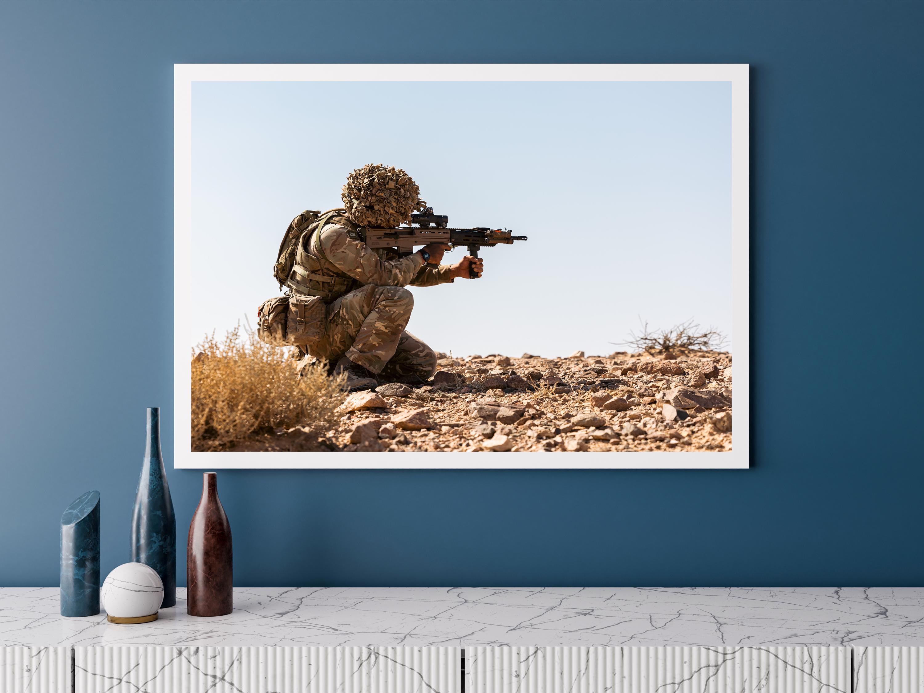 British Army Soldier SA80 Rifle Photo Print: Military Wall Art - Etsy
