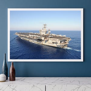 USS Nimitz (CVN-68) Nimitz Class aircraft carrier | Photo Print | Military | US Navy | Wall Art | Decor | Photography | Warship | Naval