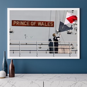 HMS Prince of Wales Aircraft Carrier Photo Print: Royal Navy Wall Art