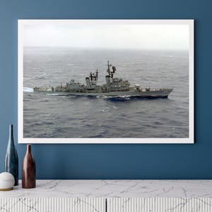 USS Mahan (DDG-42) Farragut Class Destroyer | Photo Print | Military | US Navy | Wall Art | Decor | Photograph | Warship | Naval Prints