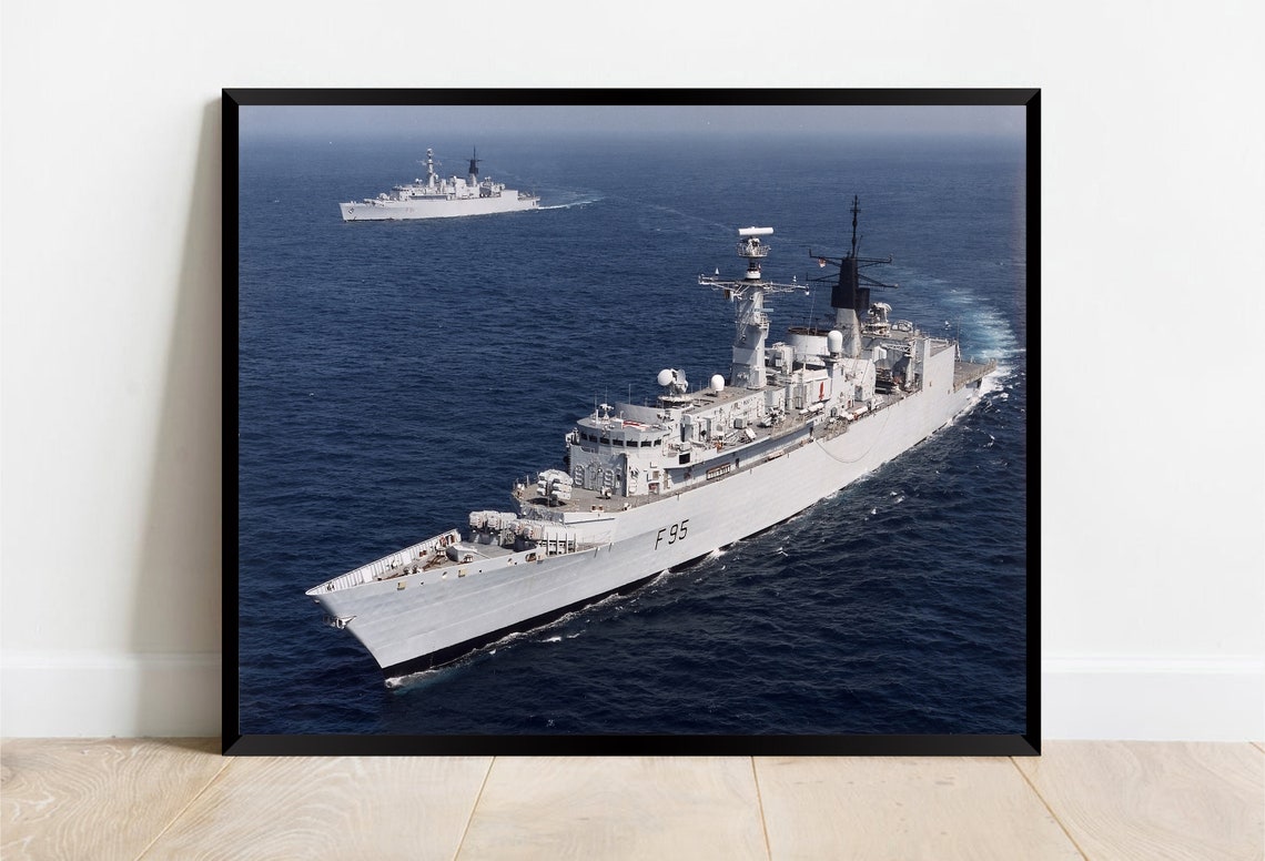HMS London F95 Warship Photo Royal Navy Print Navy Photos Etsy