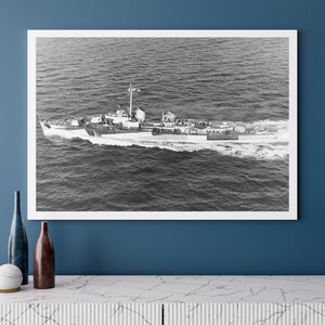 USS Drexler (DD-741) Allen M. Sumner Class Destroyer | Photo Print | Military | US Navy | Wall Art | Decor | Photograph | Warship | Naval