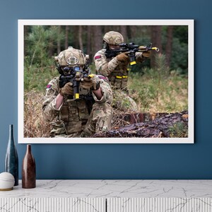 Royal Marines Photo Print: Military Commando Wall Art