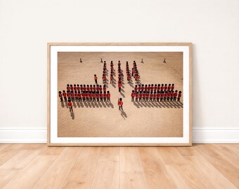 Coldstream Guards Parade With The Band of The Welsh Guards Photo Print: British Military Wall Art