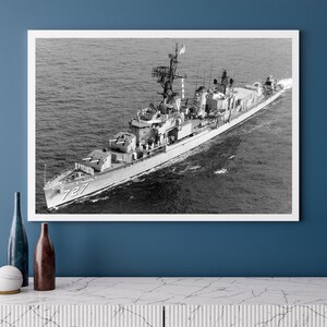 USS De Haven (DD-727) Allen M. Sumner Class Destroyer | Photo Print | Military | US Navy | Wall Art | Decor | Photograph | Warship | Naval