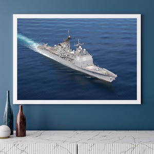 USS Port Royal (CG-73) Ticonderoga Class Cruiser | Photo Print | Military | US Navy | Wall Art | Decor | Photograph | Warship | Naval Prints