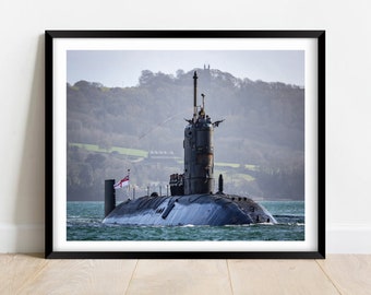 Royal Navy Gilt Oak Photo Frame Personalised Navy Gift BGK49 