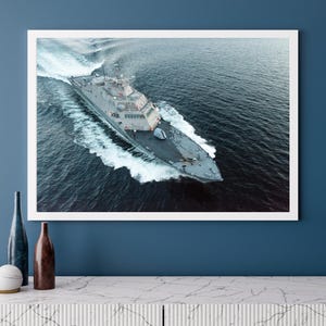 USS Little Rock (LCS-9) Freedom Class Littoral Combat Ship | Photo Print | Military | US Navy | Wall Art | Decor | Photograph | Warship