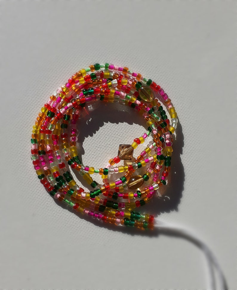 Traditional Wire and Elastic Waist Beads African Waistbeads Etsy