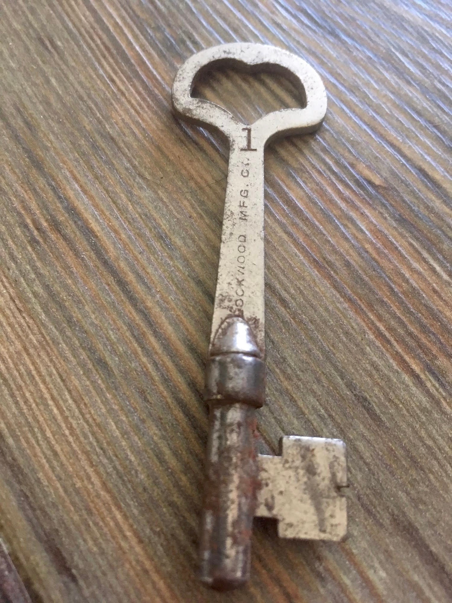 Vintage Skeleton Large Key Real Authentic Key Rustic Primitive Key