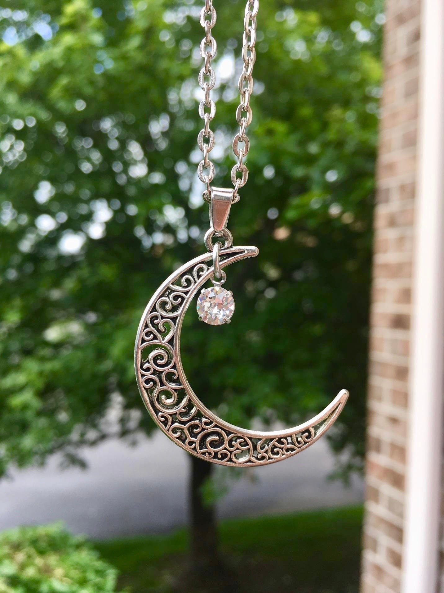 Crescent Moon Half Moon Swarovski 