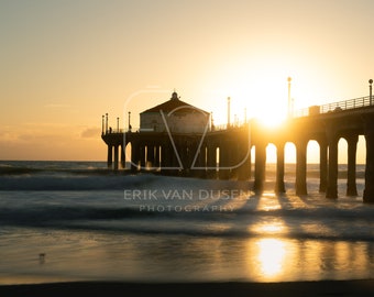 Manhattan Beach Pier at Sunset