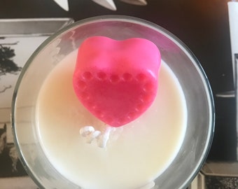 Valentine’s Day Heart soy candle // soy candle //scented soy candle// candle