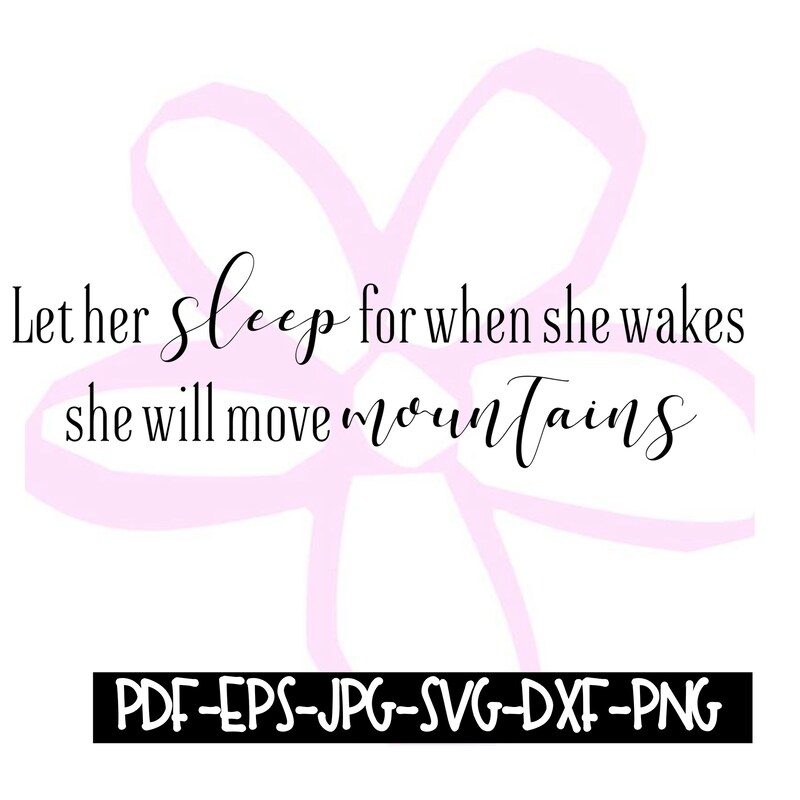 Let Her Sleep - Etsy