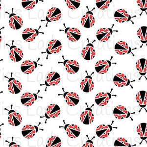 Ladybug Background 2 Part Stencil Ladybug Stencil Lady Bug - Etsy