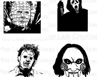Horror Movie Favorites Silk Screen Classic Horror Cookie - Etsy