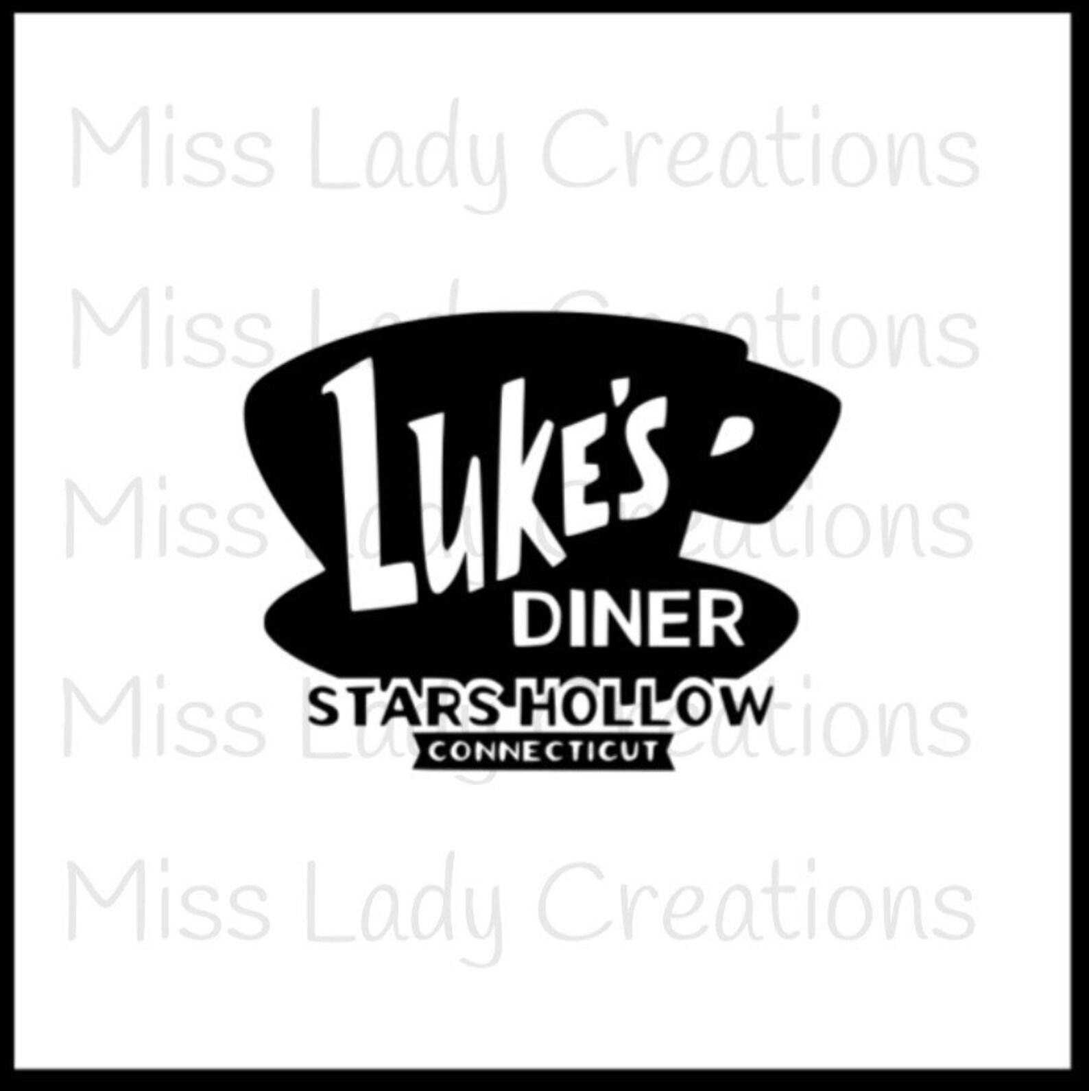 Gilmore Girls Silkscreen Stencil Luke s Diner Stencil Etsy happy-halloween-this-is-still-my-favorite-pumpkin-did-anyone-else