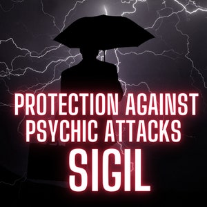 Ochrona przed atakami psychicznymi SIGIL, magiczne zaklęcie obrony psychicznej, strona grymuaru o czarach, księga cieni, tarcza psychiczna