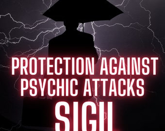 Protection against Psychic Attacks SIGIL, Psychic Defense Magic spell, witchcraft grimoire page, book of shadows, Psychic Shield