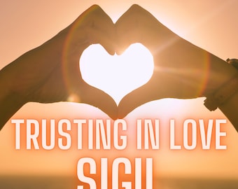 Trust in Love SIGIL, love spell printable witchcraft grimoire page, book of shadows printable, attraction sigil, Belief in Love spell