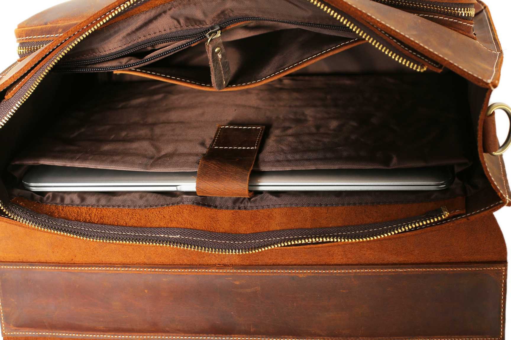 Leather Laptop Bag Etsy