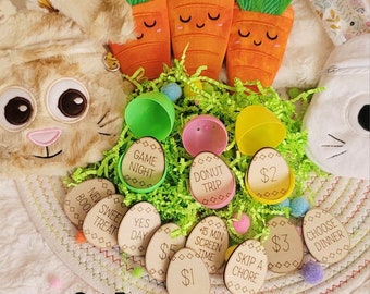 Easter Egg Hunt Tokens, Easter Activity Tokens, Easter Egg Tokens, Activity Tokens, Easter Basket Stuffers, Easter, Wood Easter Tokens,