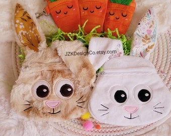 Bunny Crossbody Purse, Kids Bunny Bag, Little Girls Purse, Rabbit Purse, Cute Bunny Purse, Bunny Bag, Bunny, Coin Pouch, Bunny Pouch, Easter