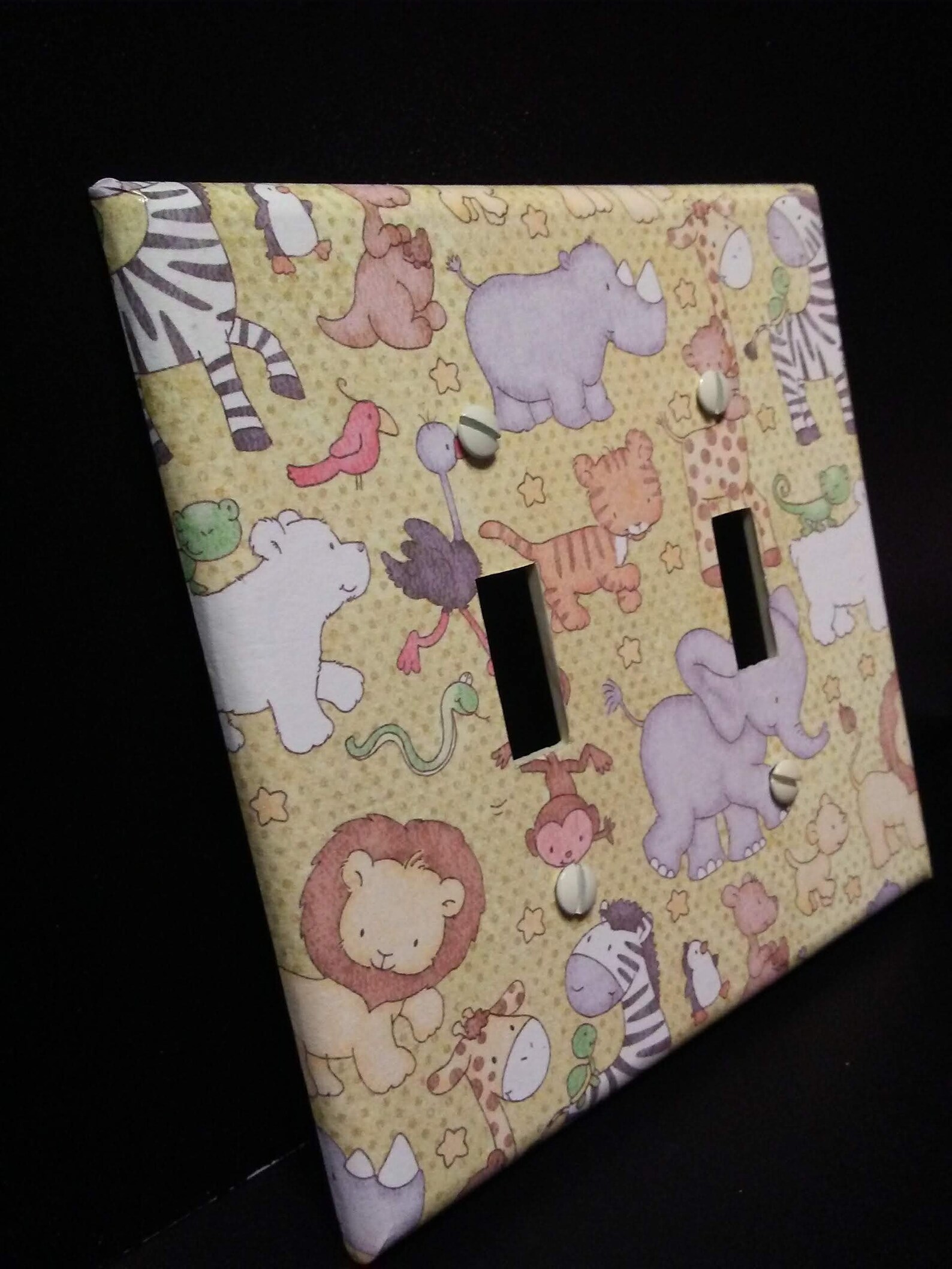 Cute Animal Light Switch Outlet Cover Baby Room Decor Cute Etsy