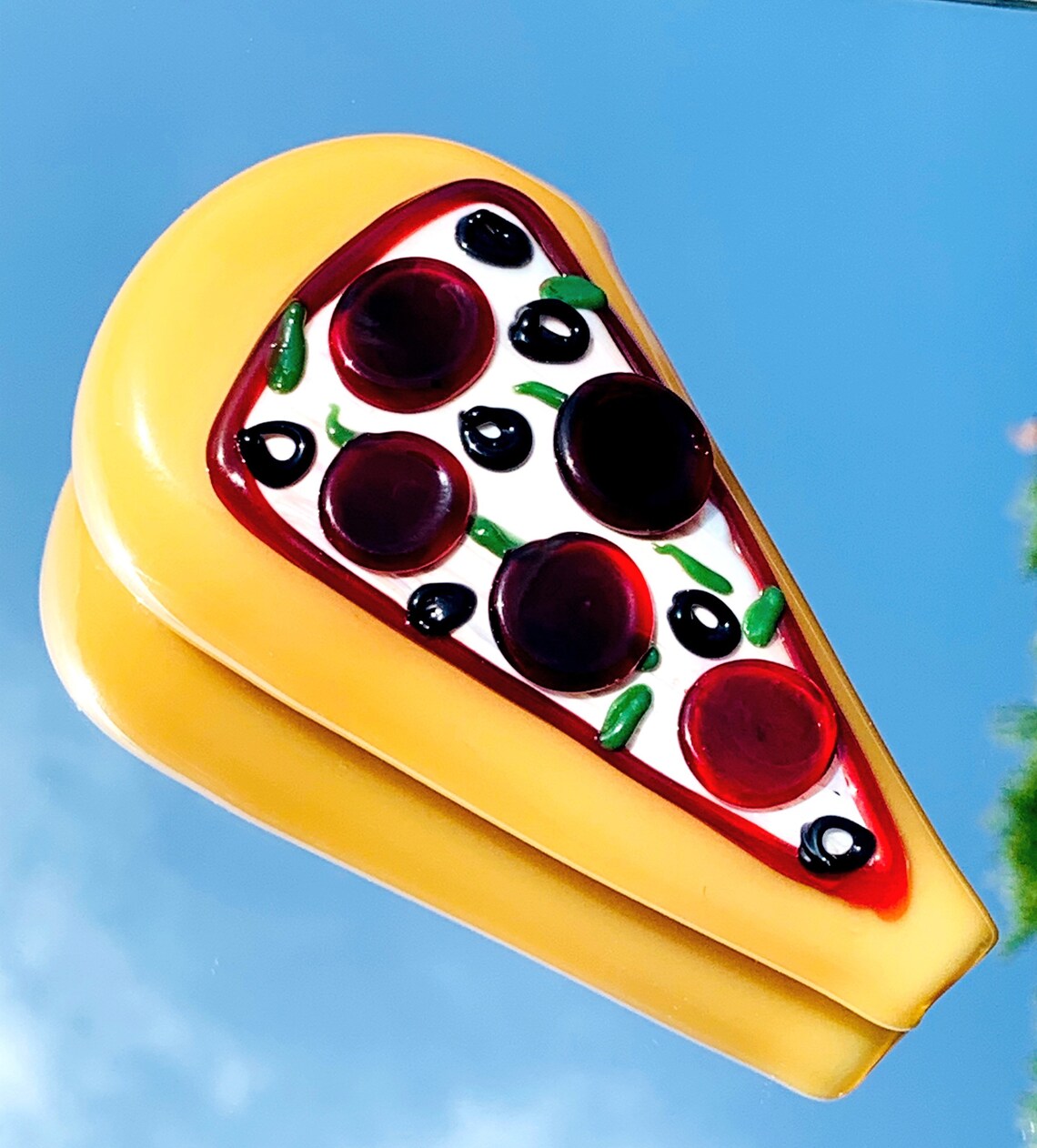 Pizzas Glass Pipehandmade Etsy