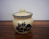 Vintage Pfaltzgraff Sugar Bowl in the Folk Art pattern Made in the USA Replacement Discontinued Discounted VintageFindsFound Farmhouse