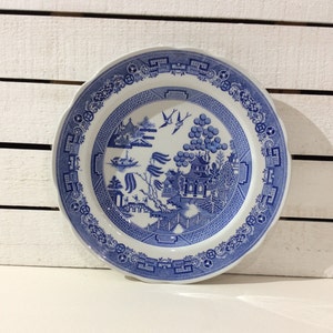 The Spode Blue Room Collection WILLOW Luncheon Plate Blue and