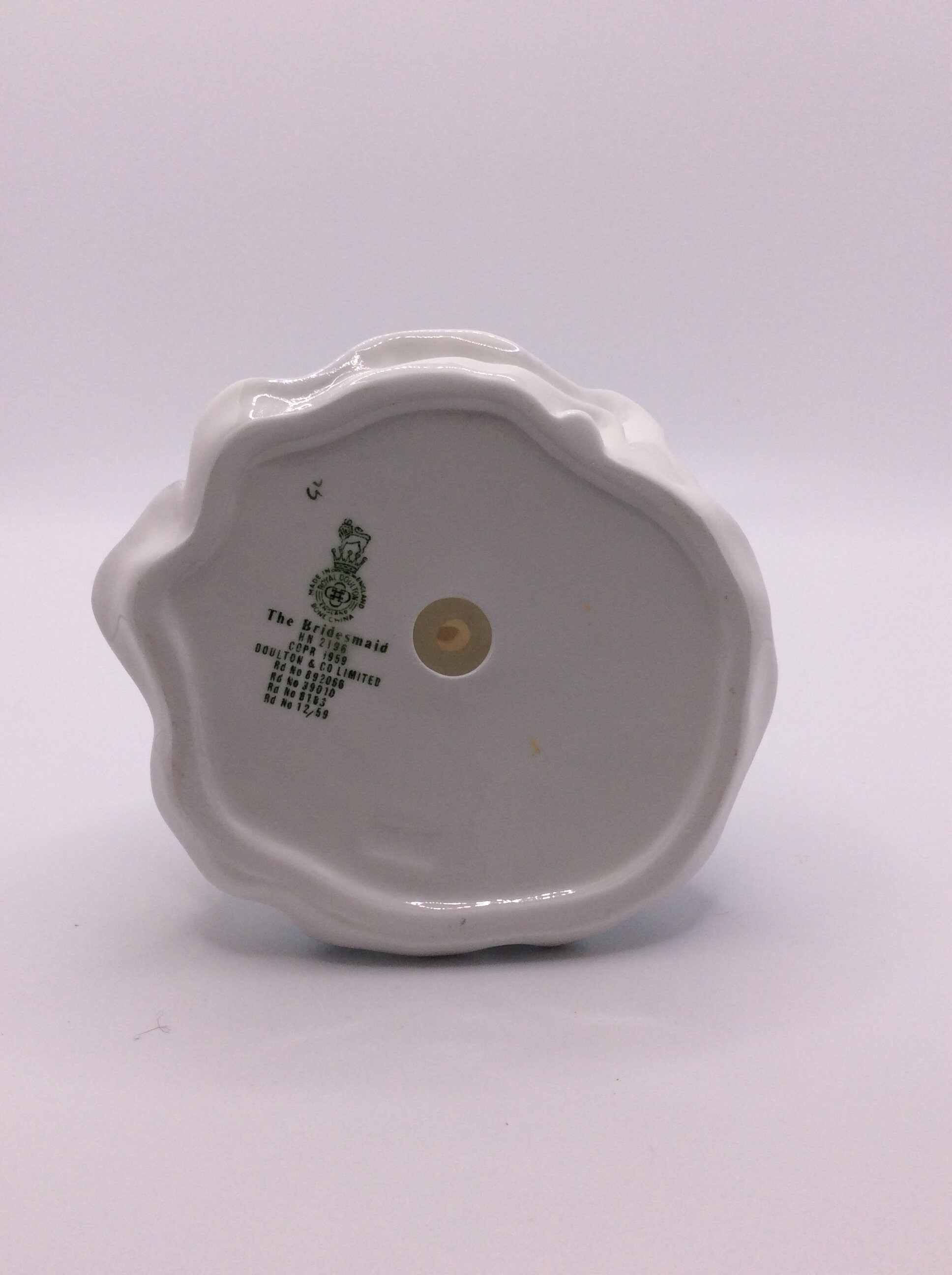 Vintage Royal Doulton "The Bridesmaid" HN2196 Made in England Doulton